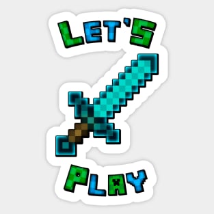 Let's Play Sword Sticker